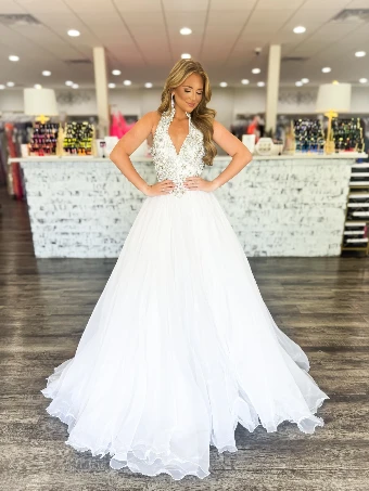 Sherri Hill Style #67183 #0 White thumbnail