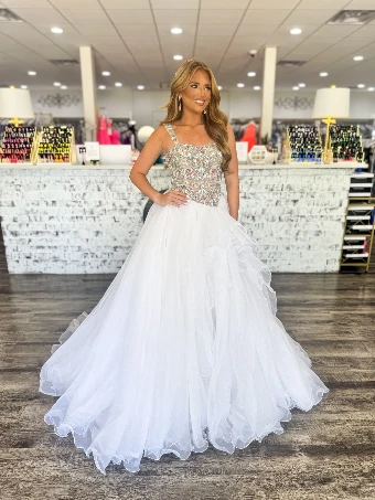 Sherri Hill Style #67008 #1 White thumbnail
