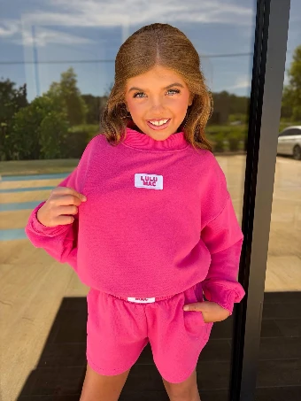 Lulu Mac Girls Style #KD-TP-1001 #0 Hot Pink thumbnail