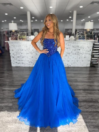 Sherri Hill Style #SC882 #2 Bright Royal/Turquoise thumbnail