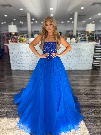 Sherri Hill Style #SC882 #0 Bright Royal/Turquoise thumbnail