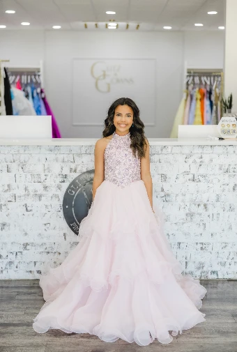 Ashley Lauren Style #C1174 #0 Ice Pink thumbnail