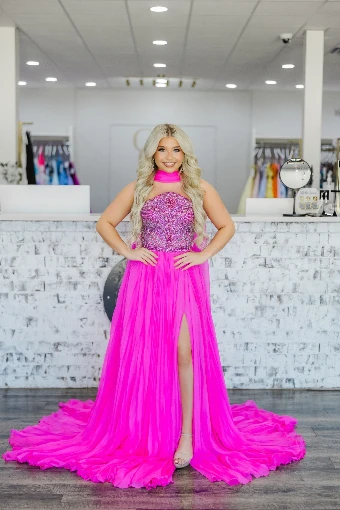 Ashley Lauren Style #C1189 #0 Fuchsia thumbnail