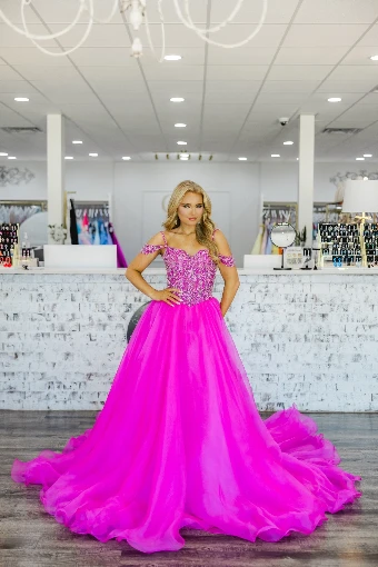 Ashley Lauren Style #C1191 #0 Fuchsia thumbnail
