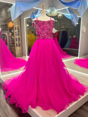 Sherri Hill Style #K56806 #0 Fuchsia thumbnail