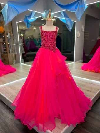 Sherri Hill Style #K67084 #0 Dreamsicle/Bright Pink/Ab thumbnail