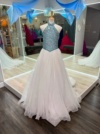 Sherri Hill Style #K67217 #0 Ivory/Pink/AB Ivory/Light Blue/Ab thumbnail