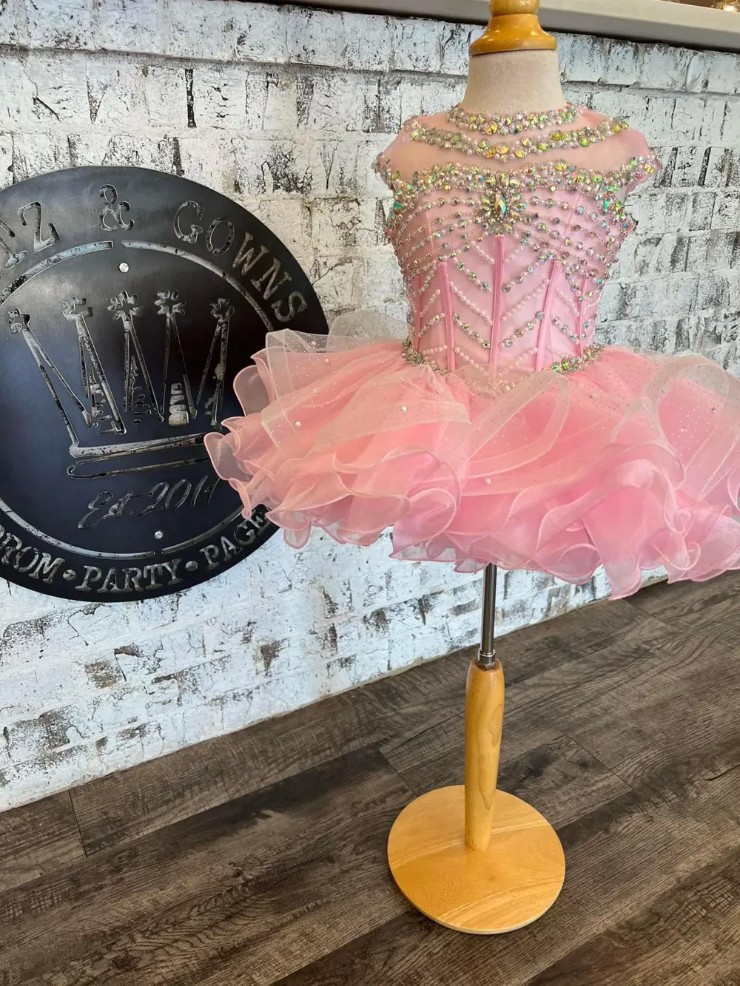 Ritzee Cupcake Dress Young Girl Pageant Young Girl Pageant Dresses Glitz Gowns