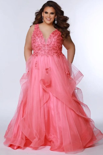 Sydney's Closet Style #SC7347 #0 Coral Blue Jay thumbnail