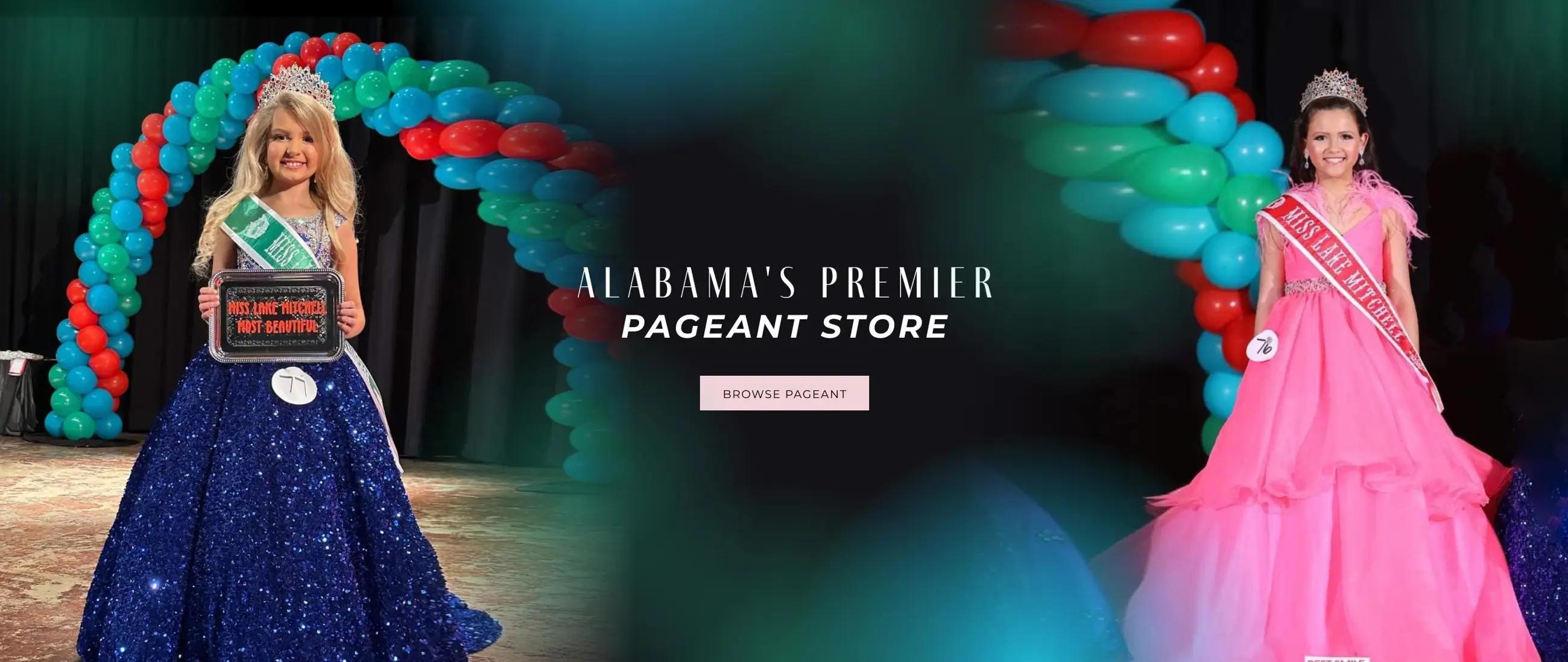 Alabama's Premier Pageant Store - Desktop Banner