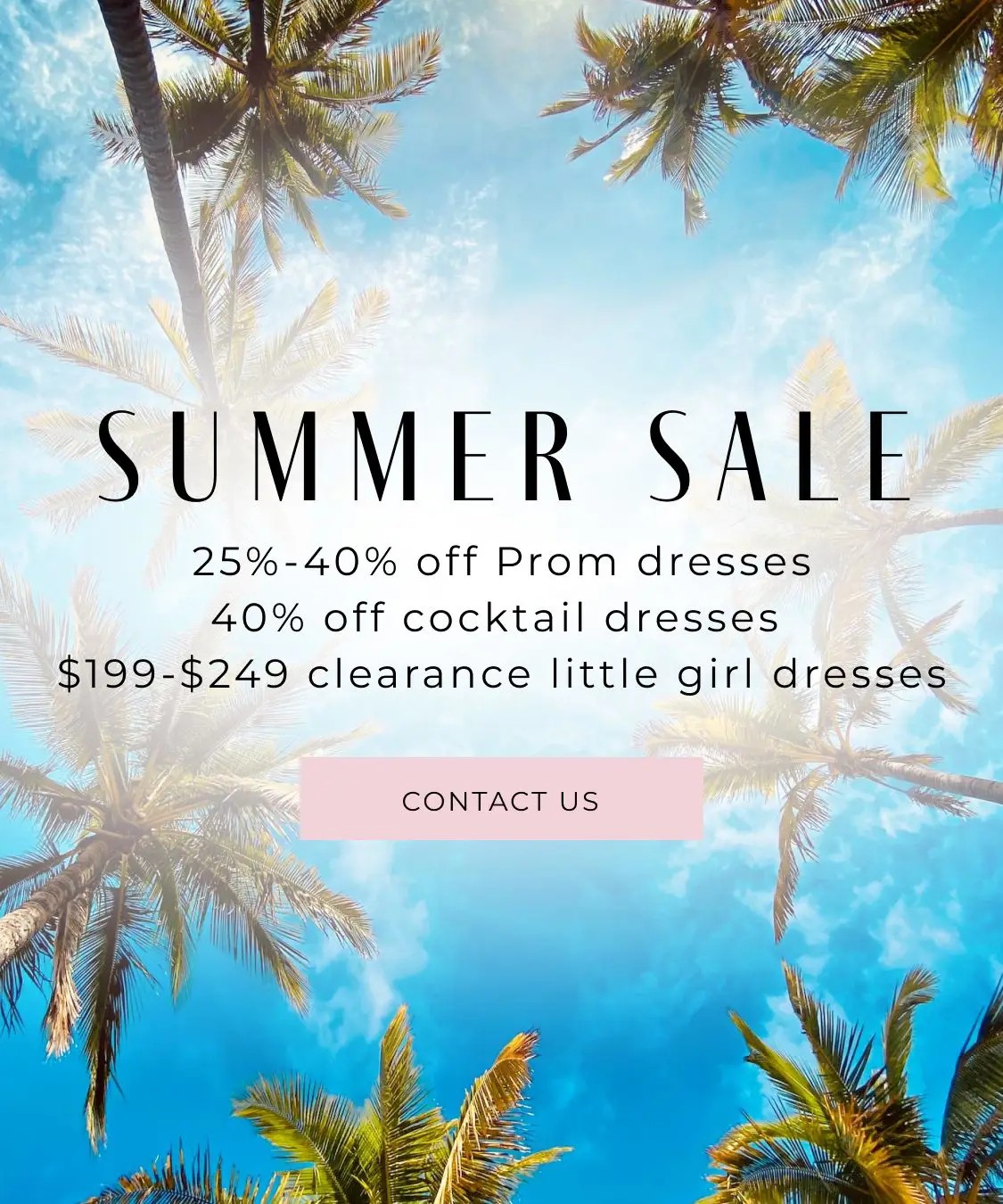 Summer sale mobile banner