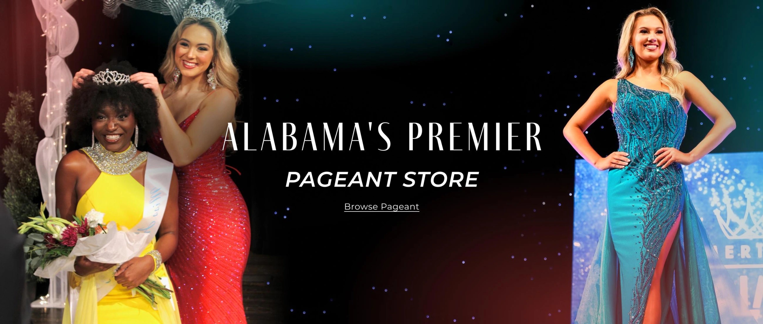 Pageant dress desktop banner